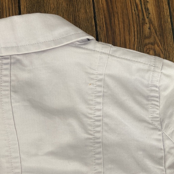 Ann Taylor Loft Size 2 100% cotton lilac jacket - Picture 10 of 11